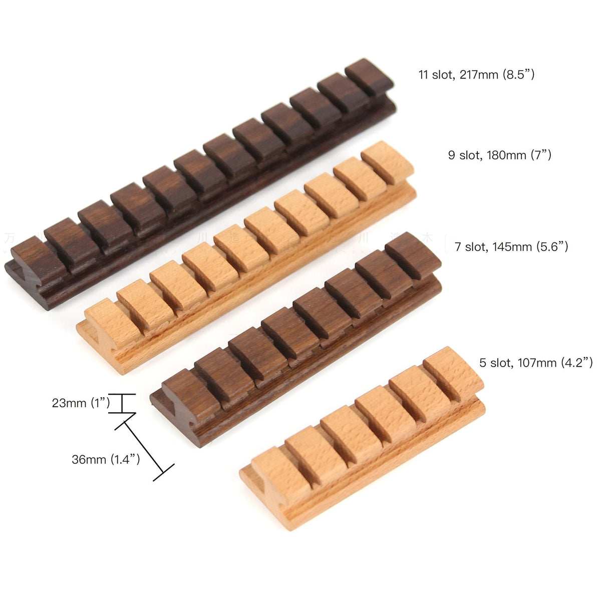 Premium Wooden Cable and Cord Organizer For Desk, Desk Cable Management, Multiple Slots Cable Holder.
