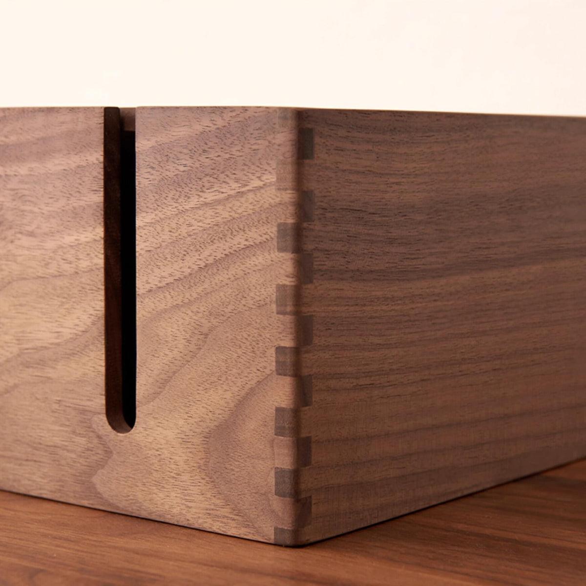 Personalized Walnut Desk Wire Organizer, Wire Storage Box,Desk Decor, Desk Power Cord Storage Box, Housewarming Gift For First Home,Decorate.