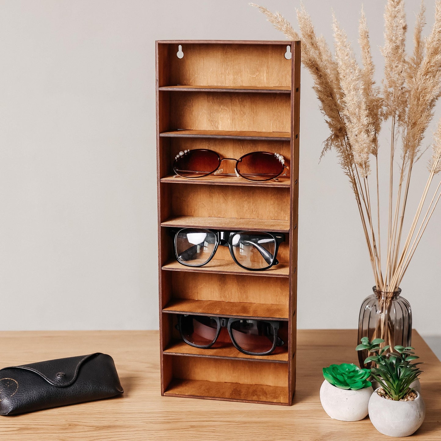 Sunglasses rack, Glasses holder stand, Wood glasses holder, Glasses holder wooden, Sunglasses display stand, Sunglass holder for wall