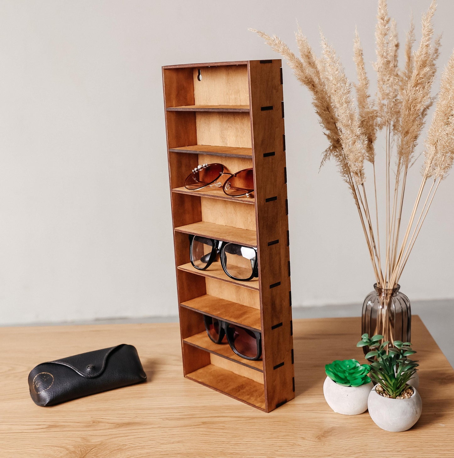 Sunglasses rack, Glasses holder stand, Wood glasses holder, Glasses holder wooden, Sunglasses display stand, Sunglass holder for wall