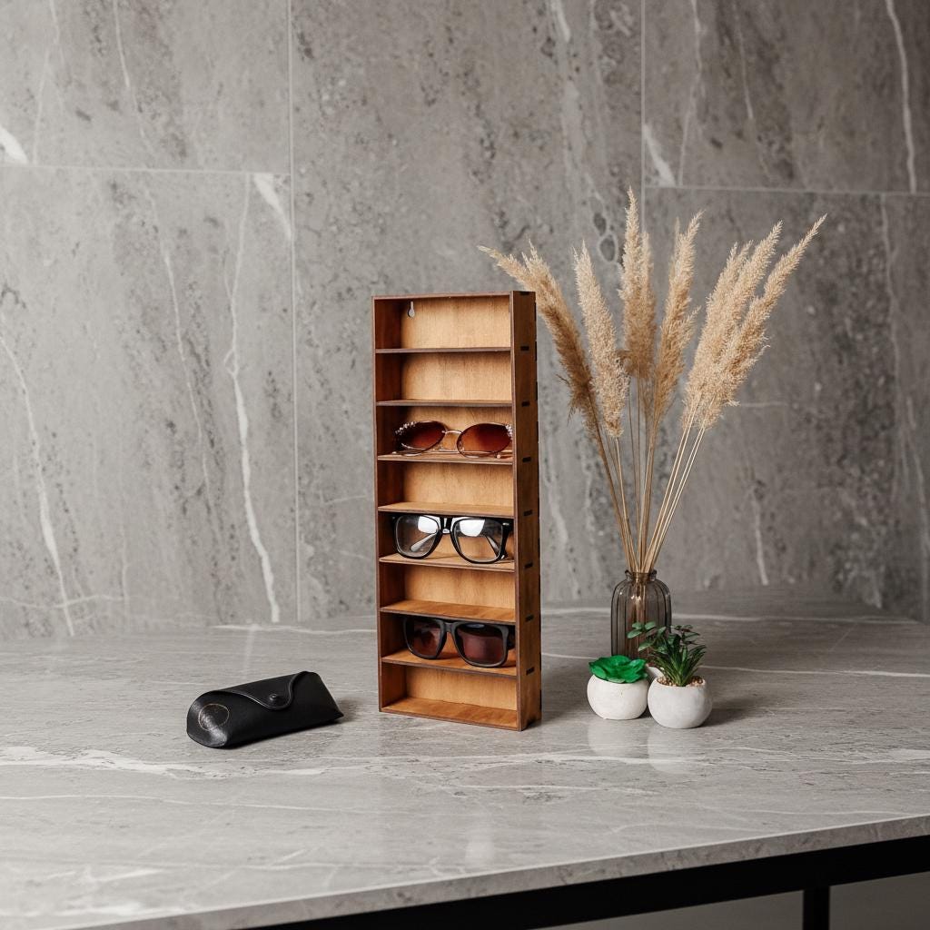 Sunglasses rack, Glasses holder stand, Wood glasses holder, Glasses holder wooden, Sunglasses display stand, Sunglass holder for wall