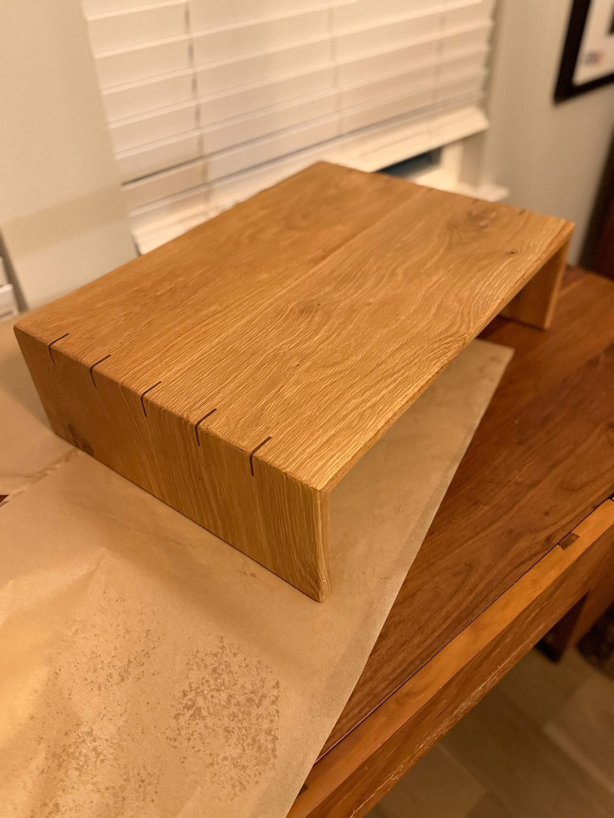 Hardwood Turntable Riser (multiple lumber options and joinery methods available!).