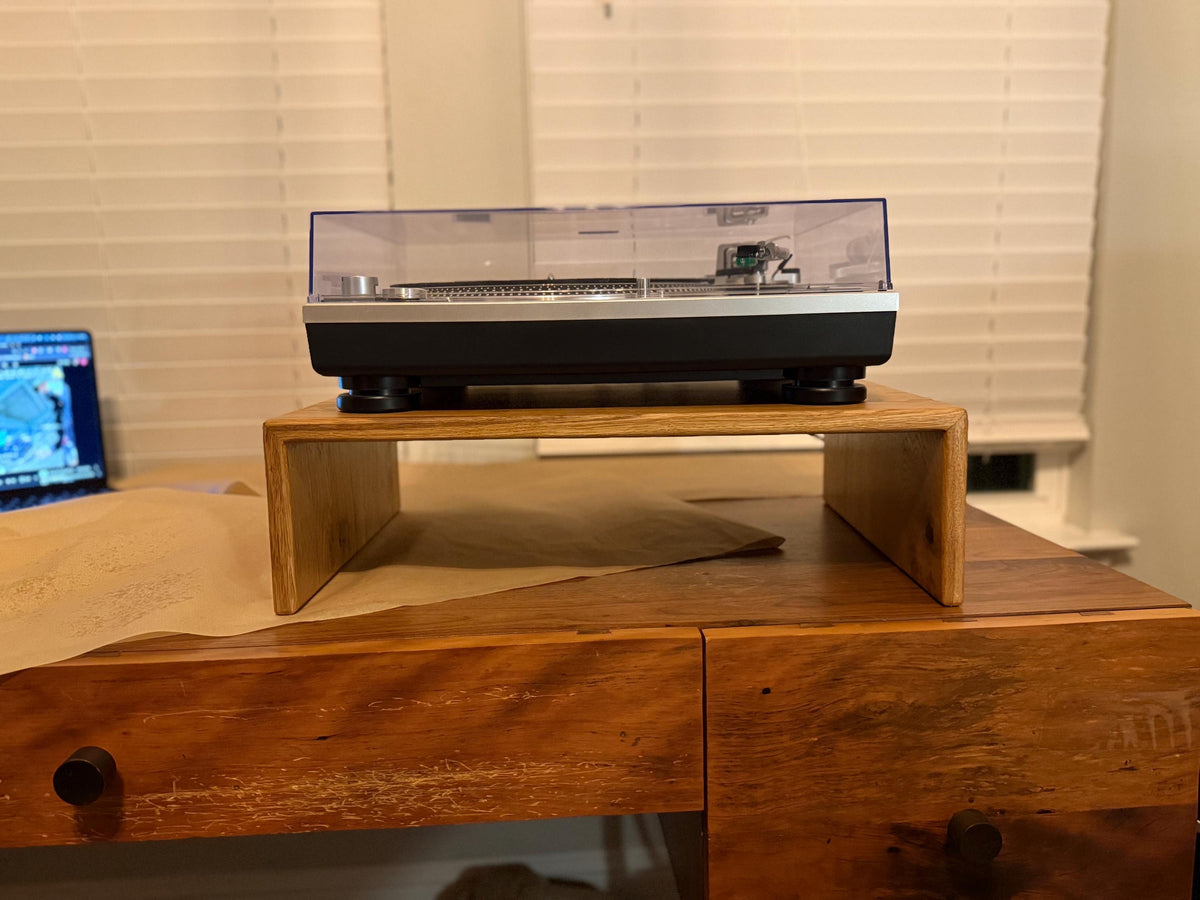 Hardwood Turntable Riser (multiple lumber options and joinery methods available!).
