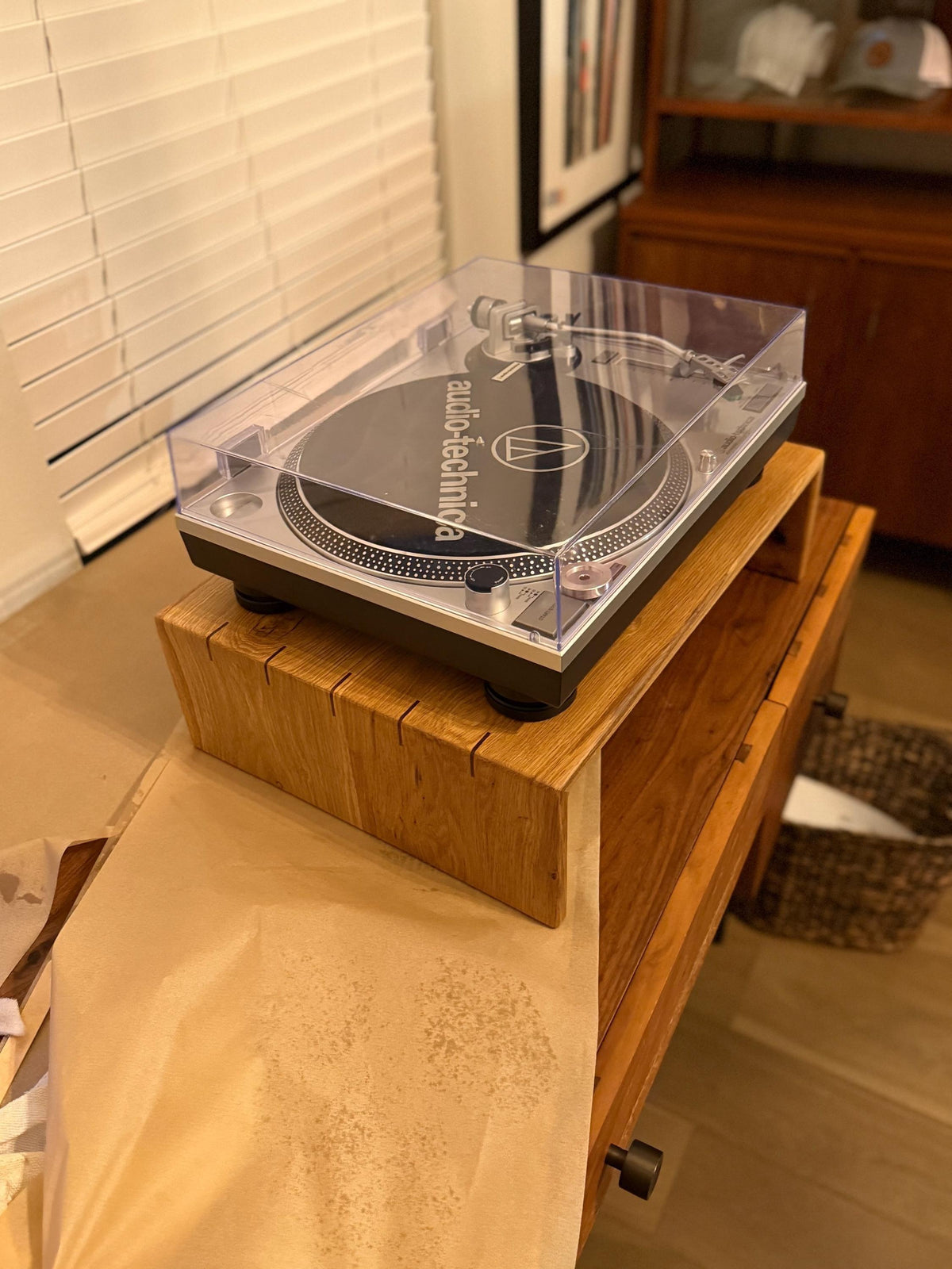 Hardwood Turntable Riser (multiple lumber options and joinery methods available!).