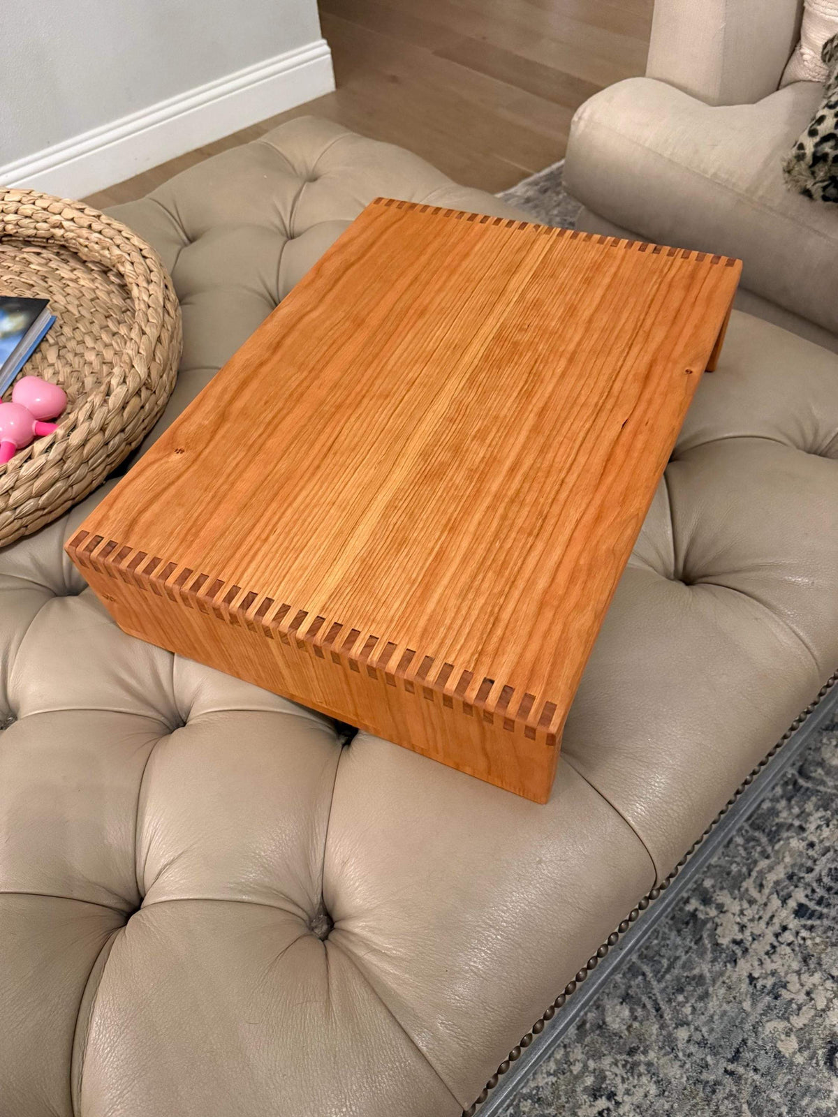 Hardwood Turntable Riser (multiple lumber options and joinery methods available!).