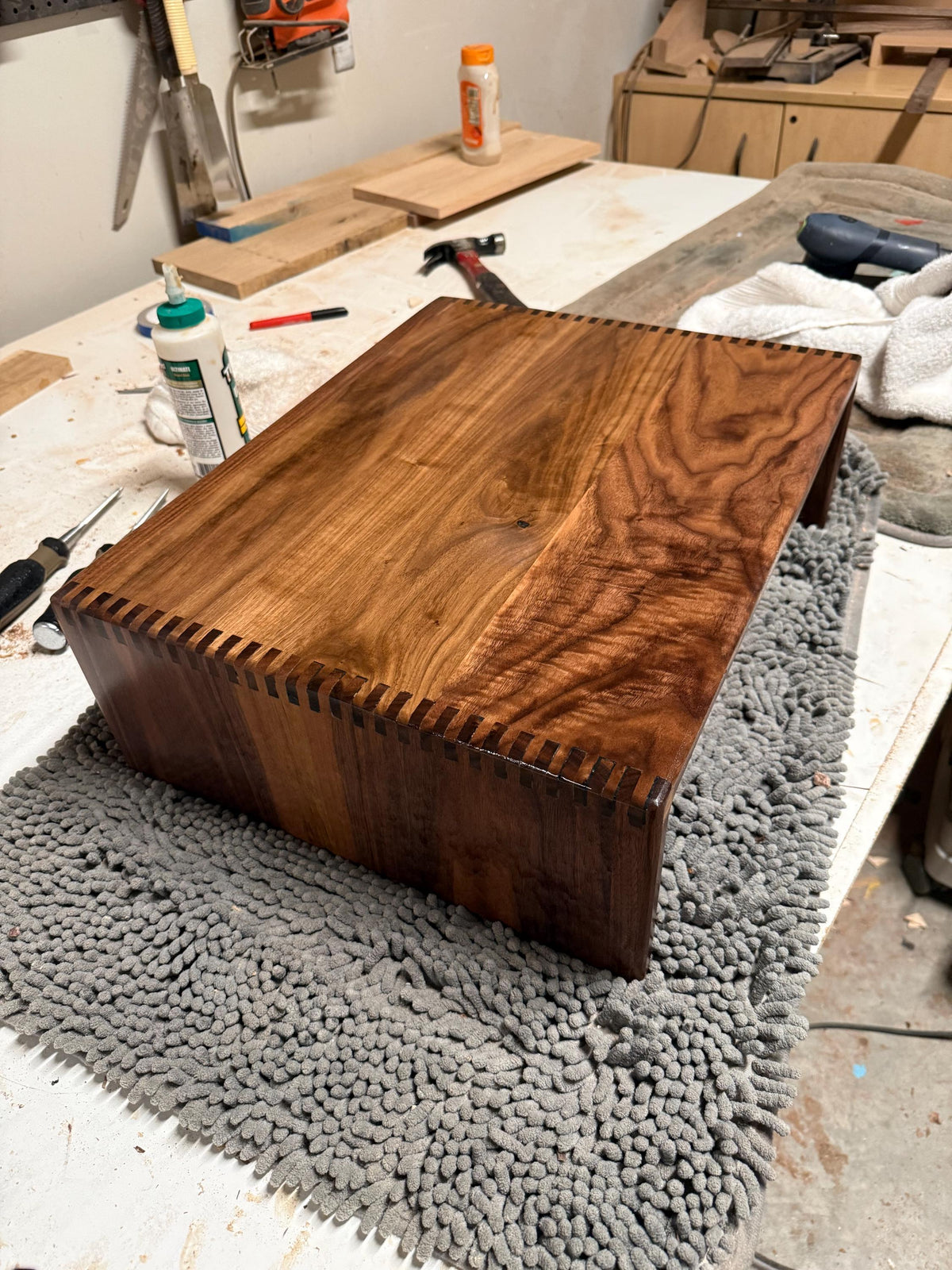Hardwood Turntable Riser (multiple lumber options and joinery methods available!).