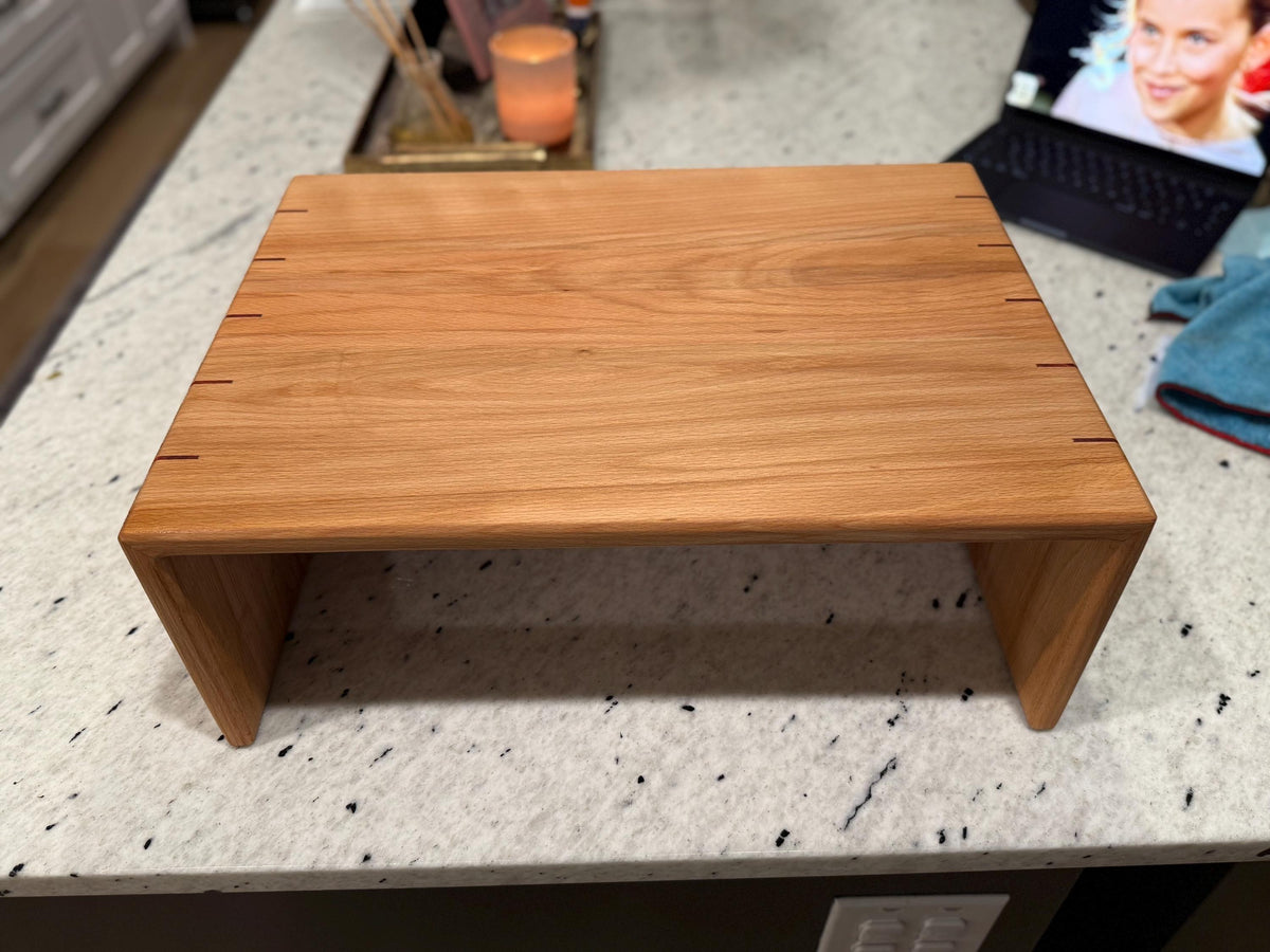 Hardwood Turntable Riser (multiple lumber options and joinery methods available!).