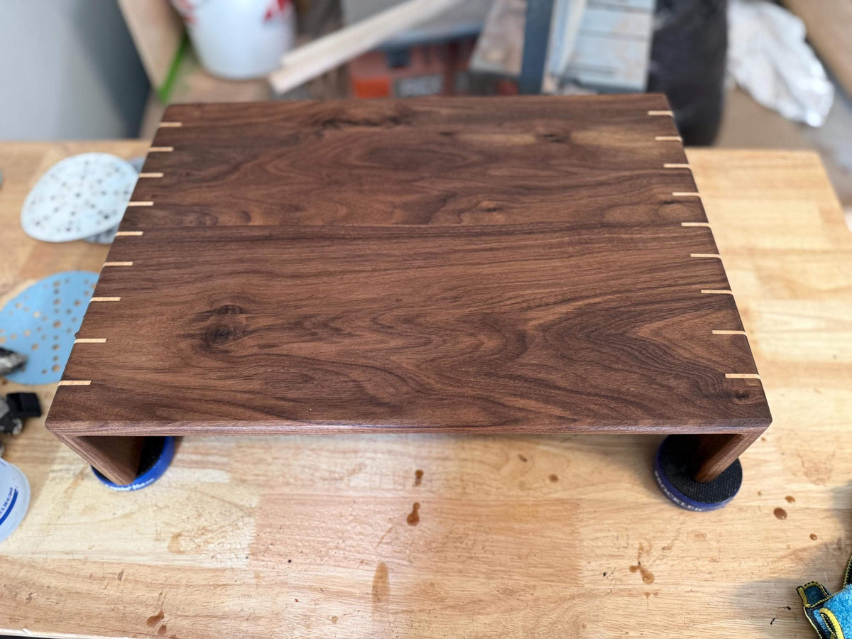 Hardwood Turntable Riser (multiple lumber options and joinery methods available!).