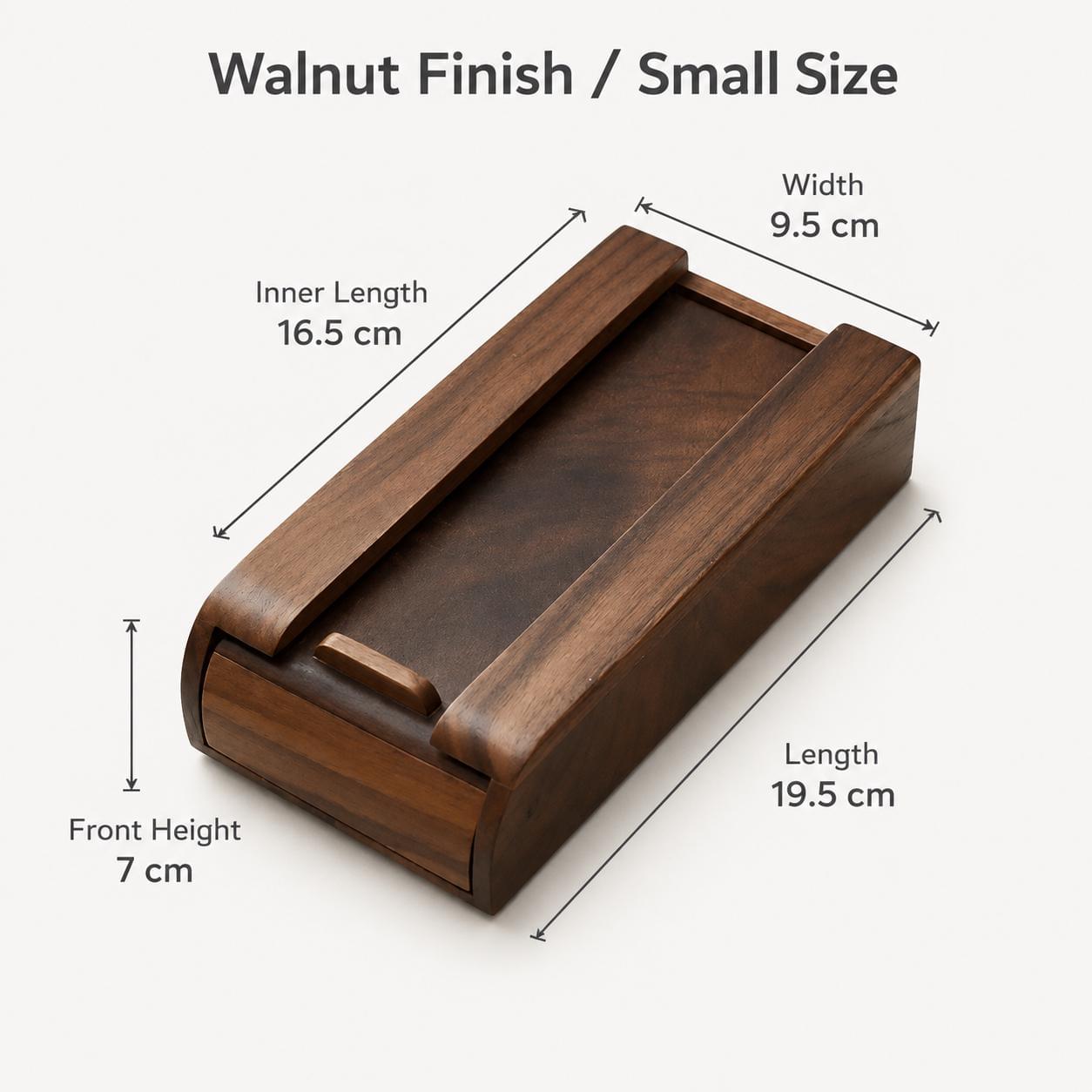 Hidden Wooden Desk Drawer, Under Desk Storage, Minimalist Office Organizer, Bamboo Workspace Solution